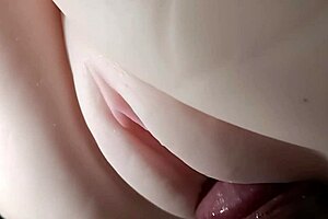 this cute young teen's pussy gets toyed close up