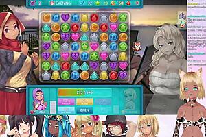 VTuber lewdneko and small-tittedarche buddies go sensual in HuniePop 2