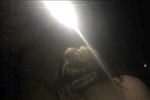 Blonde Coworker Feels Deep Emotions During Outdoor Interracial Blowjob With Masked Daddy On Holiday