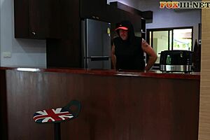 testy yogurt surprise cum eating from naughty guy to rasta girl