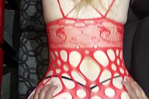 My slut wife bends over for doggystyle with big ass.