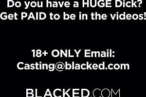 Redhead April in Blackedraw Scene with Huge BBC