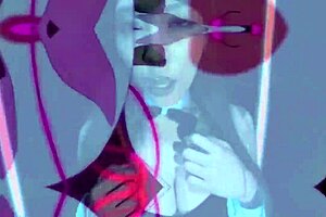 Dream girl transsexual cumshot in psychedelic fever
