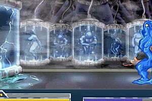 Final fuck hentai game pornplay ep 5 blue slime monster rough anal fucking