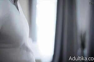 Teacher blackmails teen student and fucks her?