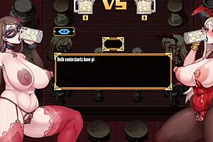 This hentai game features milfs with big tits and asses