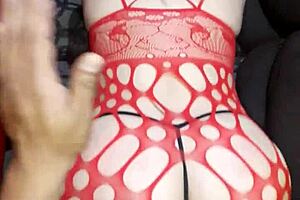 My slut wife bends over for doggystyle with big ass.