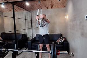 my gay fans, enjoy this workout and shower masturbation 😏