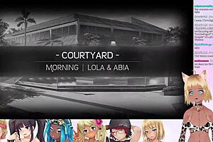 vtuber lewdneko is playing huniepop 2 double date part 3, looks fun