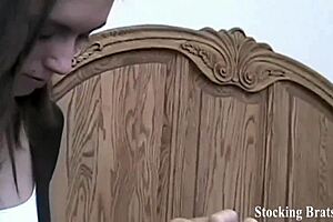 She looks cute in pantyhose