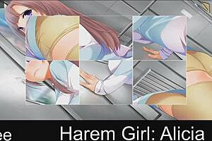 Harem Girl Alicia In Anime Adventure