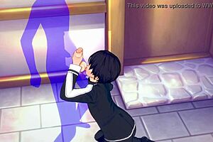 Sword Art Online’ gay Asian manga anime game boasts Kirito’s blowjob and facial