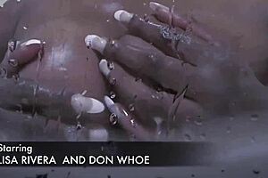 Lisa Rivera keeps Don Whoe's dick wet in the jacuzzi 😏