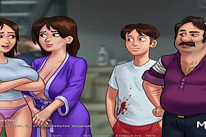 wow, summertimesaga kissing gets wild under weird vibes! 😘