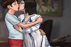 wow, summertimesaga kissing gets wild under weird vibes! 😘