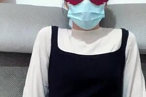 Asian Siganjue's lacy hosiery solo masturbation