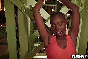 A professional satisfies Ebony beauty Zaawaadi’s cravings