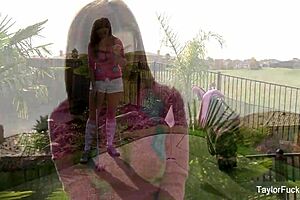 Taylor Vixen The Brunette Golfer Masturbating Her Big Tits And Pussy
