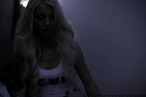 Tiny kinky teen receives creampie in pussy