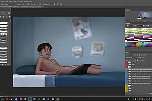 Darkcookie narrates the summertime saga on Picarto in 2023