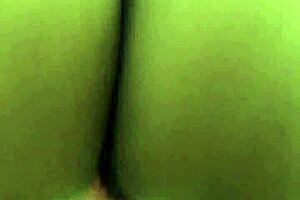 strip tease out her sweats in public bathroom