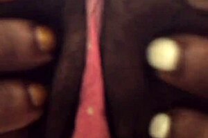 strip tease out her sweats in public bathroom