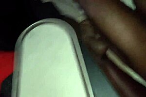 Ebony milf rides cock with fire pussy