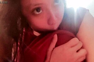 Busty Latina gets punched and fucked by an amateur European