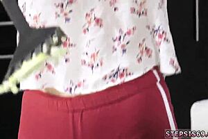 teen girl gets fucked and double teamed by taboo family