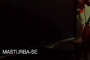 first masturbation experience of brazilian milf actresses in night club.