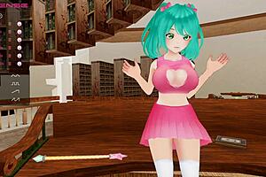 Feel the magic of a Camgirl having the powers of a magical girl