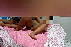 mayemarc1 - delicious brunette licking pussy on bed amateur uncut