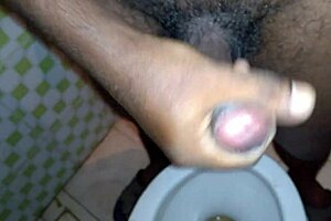 Private stimulation with a giant cock