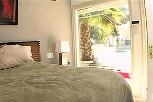 After The Pool, Two Lesbians Fuck In The Bedroom!