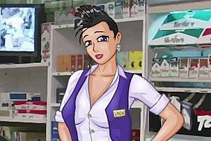 In this game, lesbians give blowjobs and ride each other uncensored