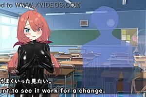 Rubber fetishists unite: An erotic machines and crossdress anime shenanigans