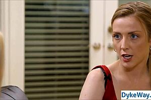 teacher subtly fucks with her students in lesbian encounter