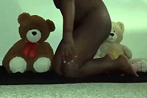 The three bears are also of different color and fur and they go bisexual and have toys and also put their lips together