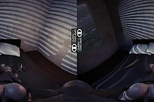 vr fucking harley quinn feels so real in this anime hentai mixup