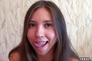 ananta shakti's kinky tongue sucks dildo fetishically 😈