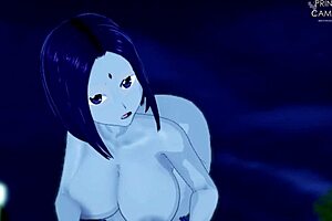 Raven with big thighs giving jerk off instructions in dark forest. What’s next for this teen titan?