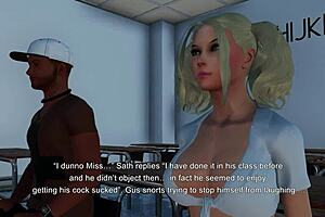 Group sex and anal play in the virtual reality