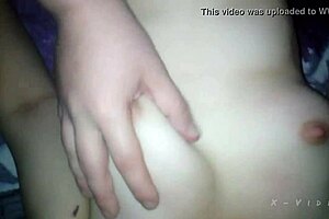 Amateur video of girlfriend and friend in homemade setting