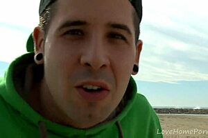 can this skinny brunette prove she's all woman with her hairy pussy?