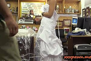 Can you believe this blondie pawned her wedding dress for a bang?