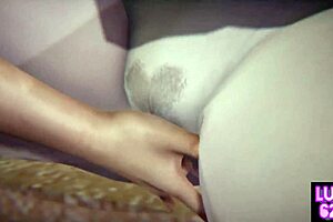 Black Magic Girl Performs Double Blowjob on Big Cock with Big Tits and Oral Sex in 3D