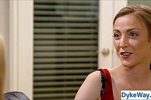 teacher subtly fucks with her students in lesbian encounter