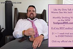 Watching Daddy’s cock grow hard and the handjob gets him hard and ready for a raw ride on his big cock, have this erotic audio for women