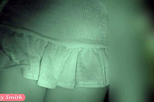 jeny smith teasingly flashes under her mini skirt in public