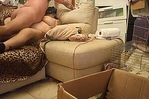 Mature woman with giant boobs gets creampied by big cock